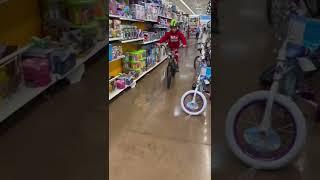 BMXer in Walmart- then lady saw me 