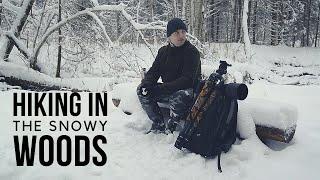 HIKING in the snowy WOODS | MATK talvises METSAS