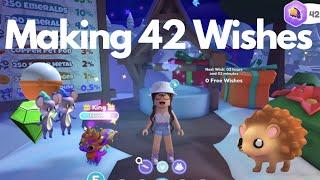 Making 42 WISHES At The Well In Overlook RP! | Roblox | Milli's Things