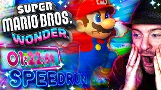 Super Mario Bros. Wonder SPEEDRUN (World Record) | Domtendo Reaktion