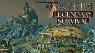 Skyrim Anniversary Edition: Legendary Difficulty Survival Mode Episode 5! (Survival Settings Mod)