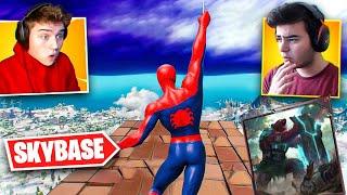 SAYLSTER VE SPİDER-MAN MİSTİĞİYLE *SKY BASE* YAPTIK !! // Zoolana NFT (Fortnite Türkçe)