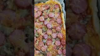 Домашняя пицца без дрожжей. Очень вкусная! подробный рецепт на канале