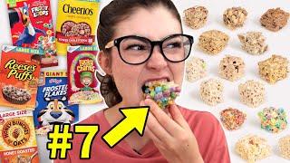 Testing 14 Most Popular Cereals as Rice Krispie Treats