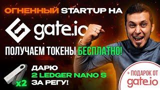 Gate Startup  обзор | Токены бесплатно | Ledger в подарок