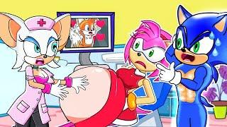 Sonic And Amy Life Stories Cartoon - Sonic Funny Animation Compilation - SComics Play