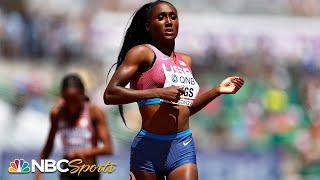 NCAA Champion Talitha Diggs on to worlds 400m semifinal after second-place finish | NBC Sports