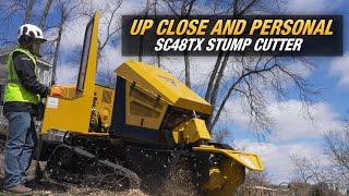 Walkaround of the Vermeer SC48TX stump cutter