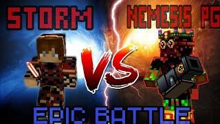 Pixel gun 3d. Nemesis PG VS Storm. Epic battle!