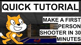 Scratch Tutorial: How to make a 3D First Person Shooter on Scratch