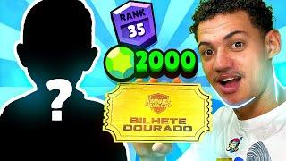 ESSE FOI o GANHADOR do BILHETE DOURADO no BRAWL STARS!