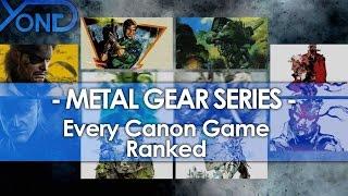 Every Canon Metal Gear Game Ranked