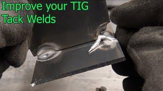 TIG Welding Aluminum - Tack Welds Made a LOT easier - How-to