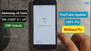 Samsung J2 Core (SM-J260F) FRP Unlock Without Pc - J260f Google Account Bypass by Waqas Mobile