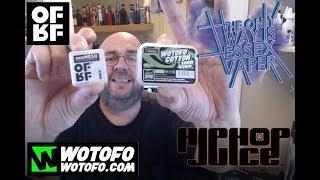 OFRF nexMESH Coils and Wotofo Cotton Review