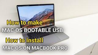 How to Make a Mac OS USB Boot Drive,  Install Mac OS on MacBook Pro