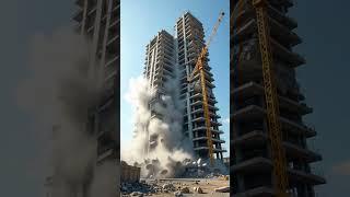 EPIC Building Demolition!  Wait for the Collapse