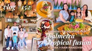 PALMEIRA TROPICAL FUSION | MUST-TRY RESTAURANT IN ALASKA | HAIR MAKEOVER |  PINK GRADUATION GIFT BOX