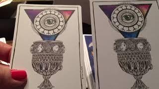 Lumina Tarot comparing 1st and 2ed flip through