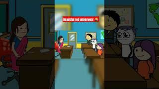 Beautiful red underwear  || #trending #comedy #tweencraft #school #class