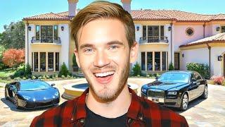 Как живёт PewDiePie (Пьюдипай) и Сколько он Зарабатывает