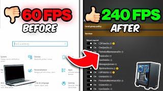 10 Tips to Optimize Your PC for GAMING  (Fix Low FPS & Frame Drops)