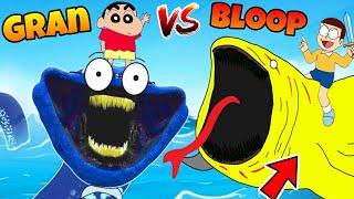 Shinchan And Nobita Fight El Gran Maza Vs The Bloop | Shinchan And Nobita Game | Funny Game