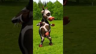 try not to laugh  funny cow dance #shorts #funny #trendingshorts #viralshorts