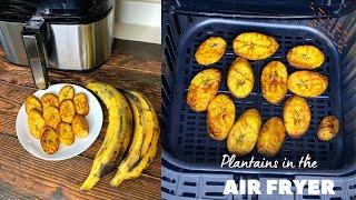 How to Make Air Fried Plantains | Banane Plantain/Alloco dans l'Airfryer