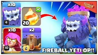 FIREBALL + YETI SUPER ARCHERS are MOST OP COMBINATION | Best Th14 Attack Strategy in Clash of Clans