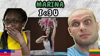 REACTION TO MARINA - I ﹤3 YOU (Official Video) | FIRST TIME HEARING