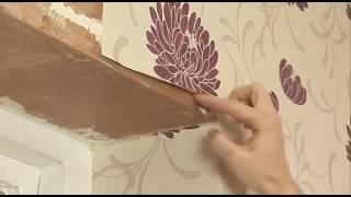 How to: apply wallpaper around a window frame