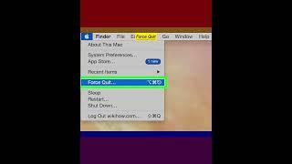 How to Force Quit an Application on a Mac