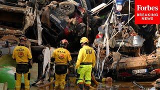 Death Toll Rises Above 200 After Flash Floods Cause Extreme Damage In Valencia, Spain