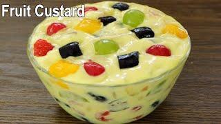 The Best Fruit Custard Recipe | Easy & Delicious Dessert Recipe | How to make Homemade Custard