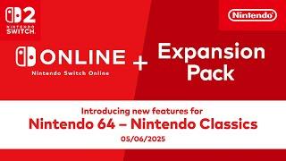 New features for Nintendo 64 – Nintendo Classics (Nintendo Switch Online + Expansion Pack)