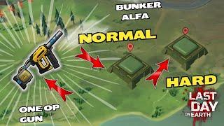ONE OP GUN TO CLEAR BUNKER ALFA EASY AND HARDMODE -BRUTALIZER- Last Day on Earth