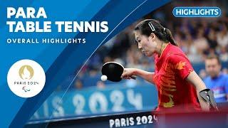 Para Table Tennis Highlights | Paris 2024 Paralympic Games ️