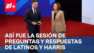 Kamala Harris contestó preguntas a latinos en town hall de TelevisaUnivision y N+ - En Punto