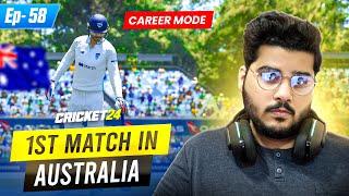 I Played My 1st Match in Australia! Cricket 24 My Career Mode #58