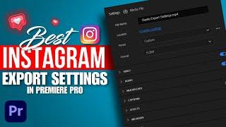 Premiere Pro Export Settings For Instagram Reels 2023