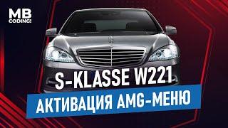 Mercedes firmware update via OBD connector! Activation AMG menu 360 km W221 S500! Open Port 2!