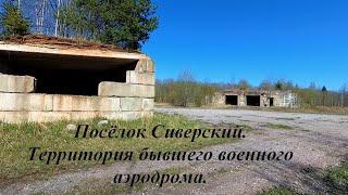 Посёлок Сиверский.  Территория бывшего военного аэродрома.