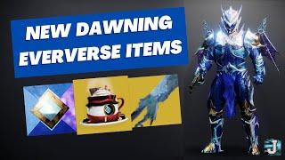 All NEW Dawning Eververse Items Showcase - NEW Dragon Armor and More | Destiny 2