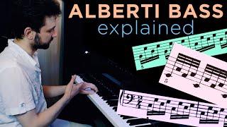 ALBERTI BASS, BROKEN TRIADS efficiency tutorial