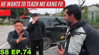 This Friendly Chinese Guy Wants me to Learn Kung Fu  S8 EP 74 | Pakistan to Japan Motorcycle Tour