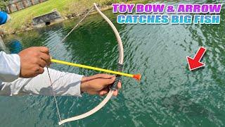 GIANT FISH Caught on Toy Bow & Arrow | Monster Mike Fishing