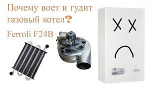 Гудит и воет газовый котел, причины? Шум и лишний звук при нагревании в газовом котле Ferroli F24B.