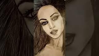 Портрет рисунок Тайра Бэнкс,Топ-модель по-американски,art portrait Tyra Banks,America Next Top Model