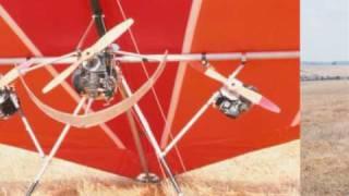 1978.09 Mere Wiltstshire foot launch powered hang glider Skyhook Len Gabriel